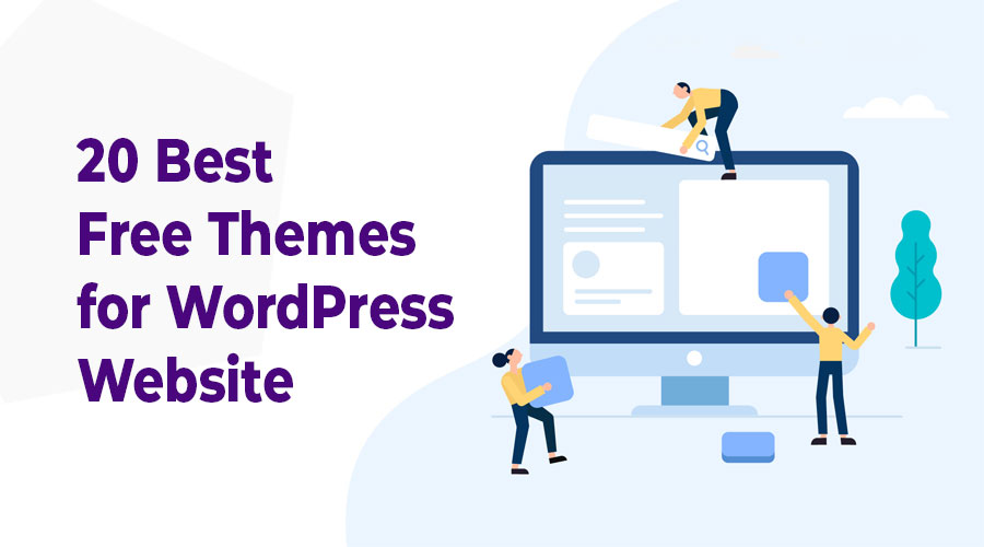 20 best free themes for wordpress website