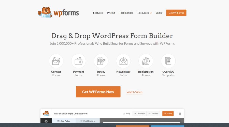 WP Forms - WordPress contact forms plugin