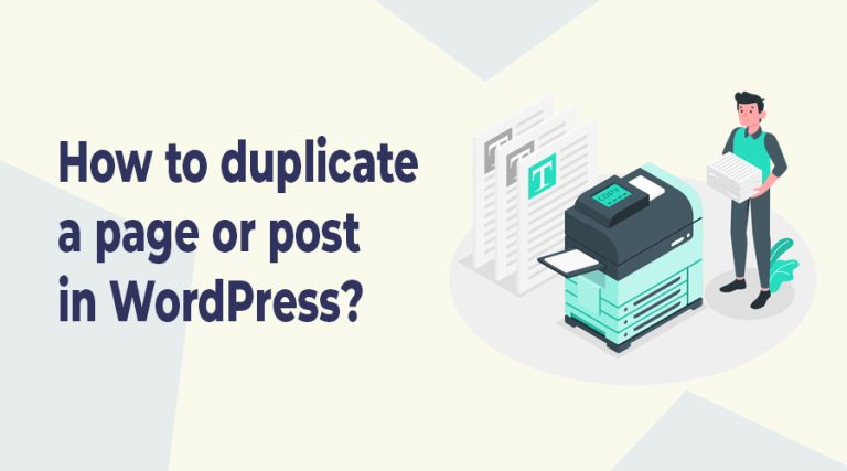 How to duplicate a page in WordPress?