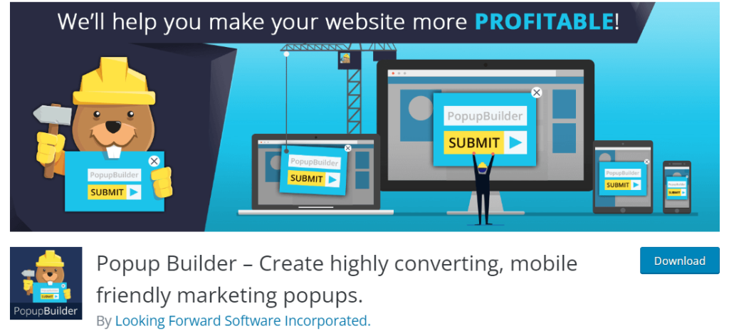 Popup Builder – Create highly converting, mobile friendly marketing popups.