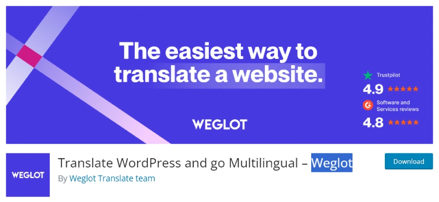 Weglot - WordPress translation plugin